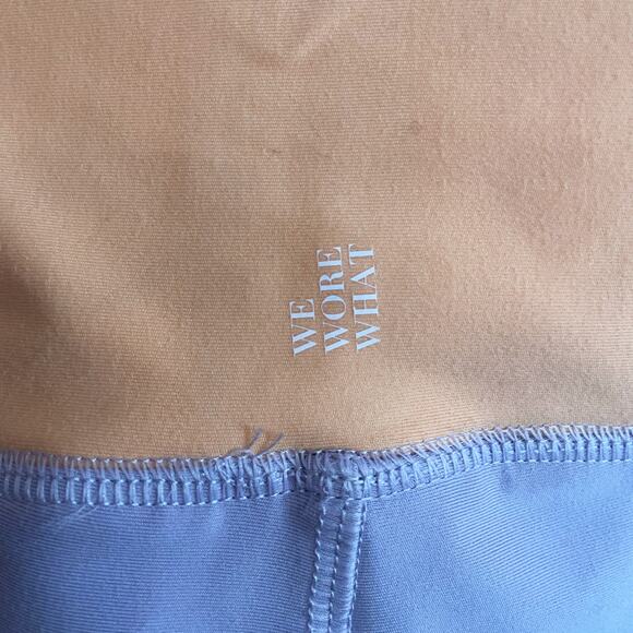 WeWoreWhat High Rise Legging Orange Purple Medium - Picture 4 of 6